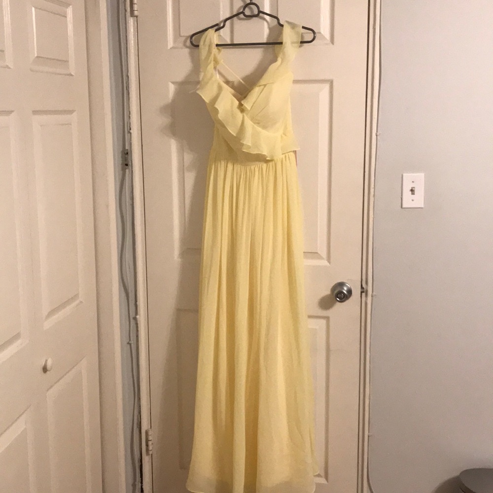 Yellow gown